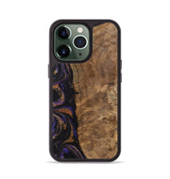 iPhone 13 Pro Wood Phone Case - Etas (Purple, 742340)