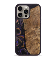 iPhone 16 Pro Max Wood Phone Case - Etas (Purple, 742340)