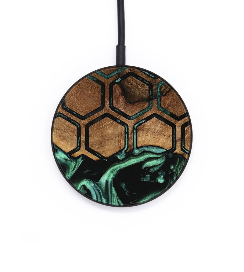 Circle Wood Wireless Charger - Masood (Pattern, 742387)