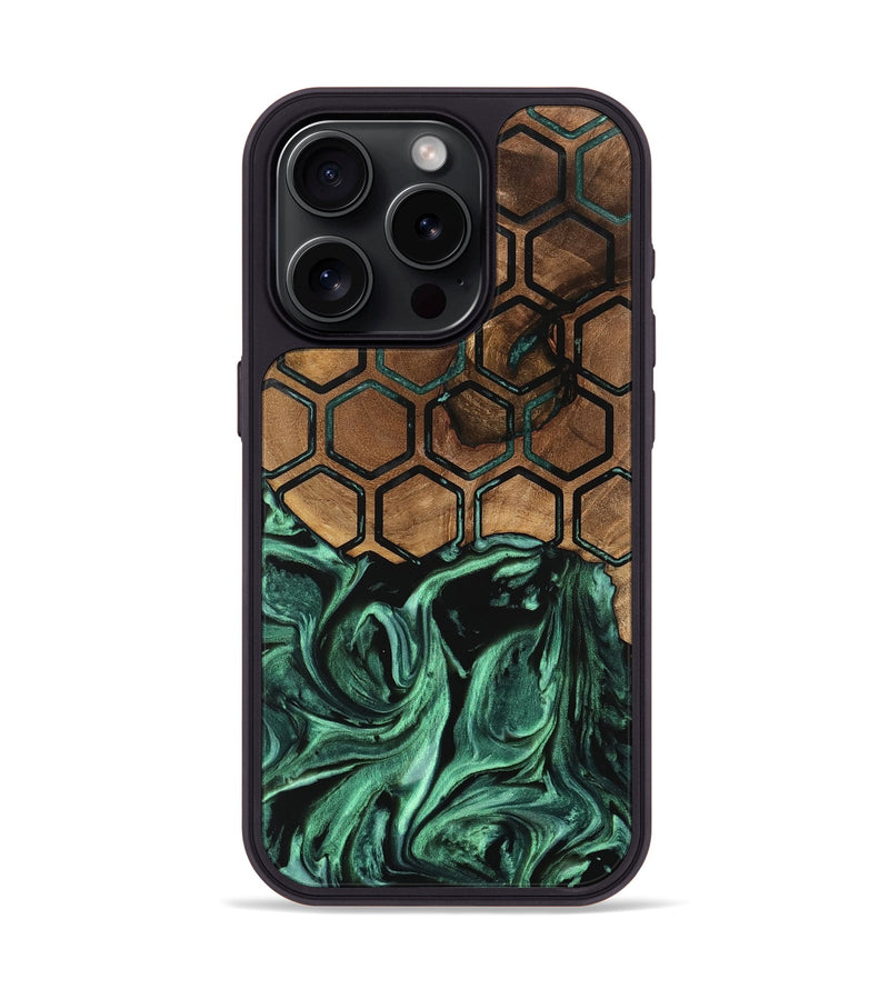 iPhone 15 Pro Wood Phone Case - Masood (Pattern, 742387)