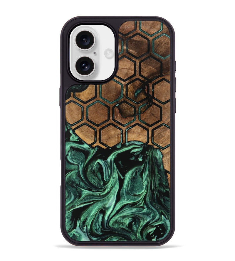 iPhone 16 Plus Wood Phone Case - Masood (Pattern, 742387)