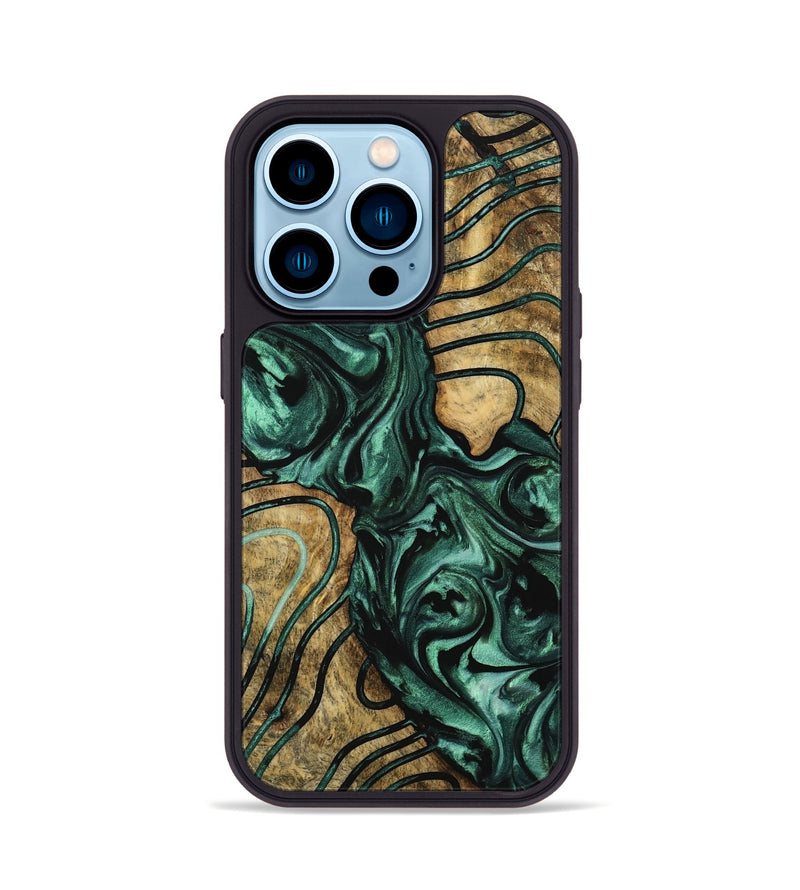 iPhone 14 Pro Wood Phone Case - Jerrad (Pattern, 742390)