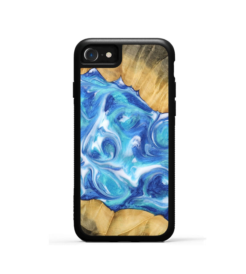 iPhone SE Wood Phone Case - Pallie (Blue, 742392)