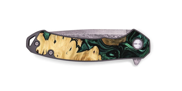 EDC Wood Pocket Knife - Tyrel (Green, 742404)