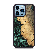 iPhone 14 Pro Max Wood Phone Case - Jemmy (Green, 742418)