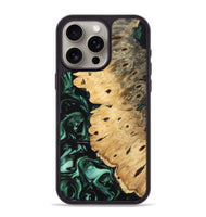 iPhone 15 Pro Max Wood Phone Case - Jemmy (Green, 742418)