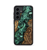 Galaxy S24 Wood Phone Case - Harriet (Green, 742430)