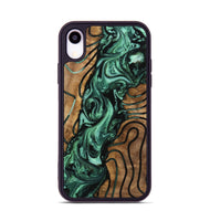 iPhone Xr Wood Phone Case - Harriet (Green, 742430)