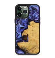 iPhone 13 Pro Max Wood Phone Case - Debbie (Purple, 742477)