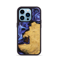 iPhone 14 Pro Wood Phone Case - Debbie (Purple, 742477)