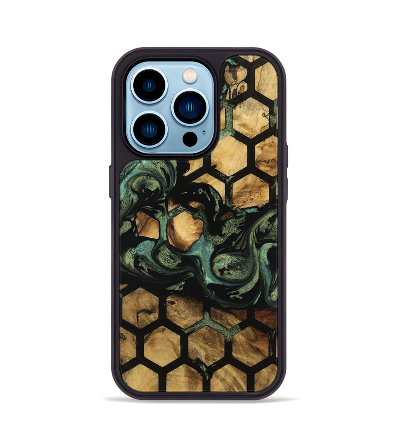 iPhone 14 Pro Wood Phone Case - Shana (Pattern, 742480)