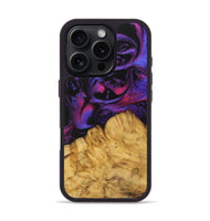 iPhone 16 Pro Wood Phone Case - Elder (Purple, 742482)