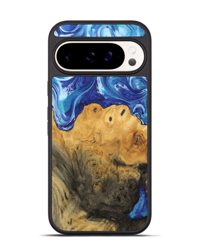 Pixel 9 Pro Wood Phone Case - Linzy (Blue, 742483)