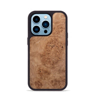 iPhone 14 Pro Wood Phone Case - Derrik (Wood Burl, 742485)