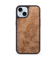 iPhone 15 Wood Phone Case - Derrik (Wood Burl, 742485)