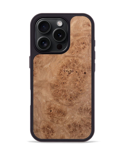 iPhone 16 Pro Wood Phone Case - Derrik (Wood Burl, 742485)