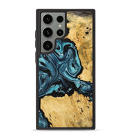 Galaxy S23 Ultra Wood Phone Case - Ivona (Blue, 742487)