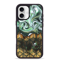 iPhone 16 Plus Wood Phone Case - Nito (Pattern, 742488)