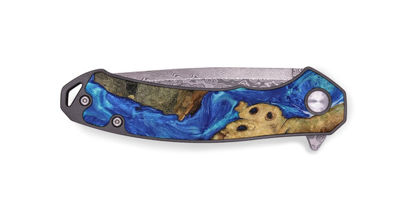 EDC Wood Pocket Knife - Elmar (Blue, 742489)