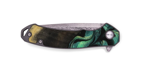 EDC Wood Pocket Knife - Kole (Green, 742490)