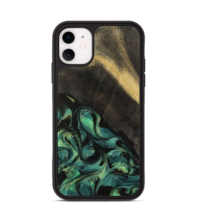 iPhone 11 Wood Phone Case - Kole (Green, 742490)