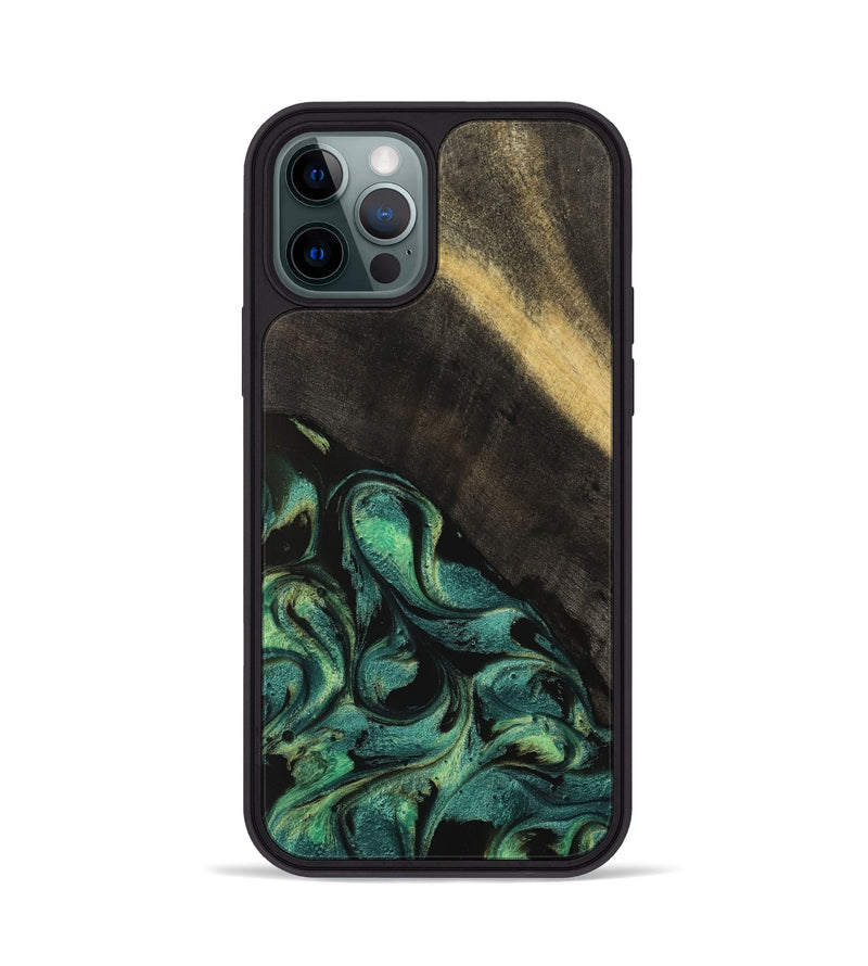 iPhone 12 Pro Wood Phone Case - Kole (Green, 742490)