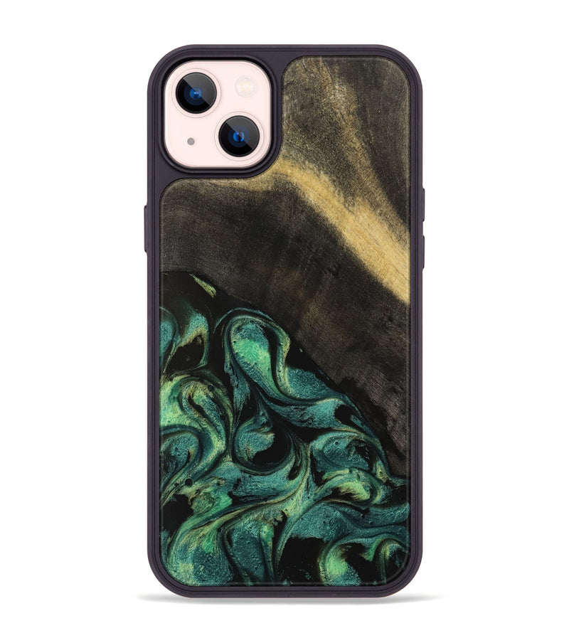 iPhone 14 Plus Wood Phone Case - Kole (Green, 742490)