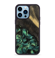 iPhone 14 Pro Max Wood Phone Case - Kole (Green, 742490)