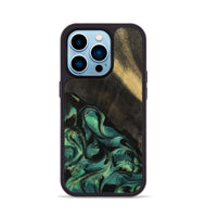 iPhone 14 Pro Wood Phone Case - Kole (Green, 742490)