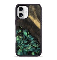 iPhone 16 Plus Wood Phone Case - Kole (Green, 742490)