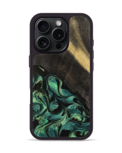 iPhone 16 Pro Wood Phone Case - Kole (Green, 742490)