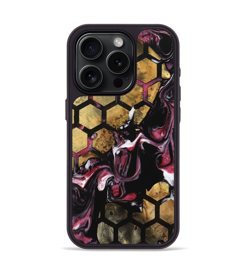 iPhone 15 Pro Wood Phone Case - Justinn (Pattern, 742491)