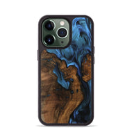 iPhone 13 Pro Wood Phone Case - Lakisha (Blue, 742495)