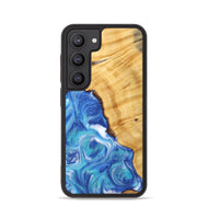 Galaxy S23 Wood Phone Case - Tata (Blue, 742499)