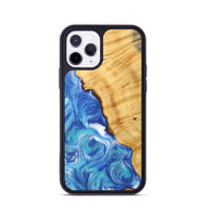 iPhone 11 Pro Wood Phone Case - Tata (Blue, 742499)