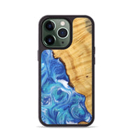 iPhone 13 Pro Wood Phone Case - Tata (Blue, 742499)