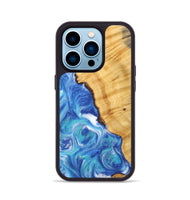 iPhone 14 Pro Wood Phone Case - Tata (Blue, 742499)