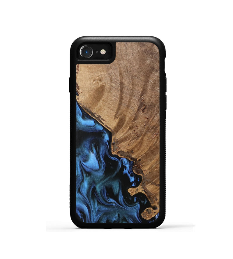 iPhone SE Wood Phone Case - Joanie (Blue, 742500)