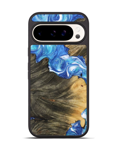 Pixel 9 Pro Wood Phone Case - Ginni (Blue, 742501)