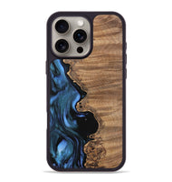 iPhone 16 Pro Max Wood Phone Case - Tiena (Blue, 742507)