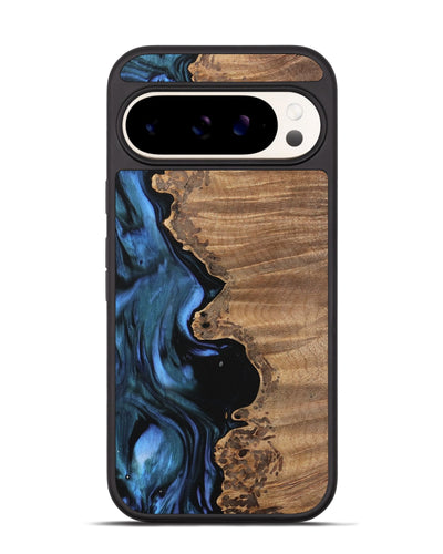 Pixel 9 Pro Wood Phone Case - Tiena (Blue, 742507)