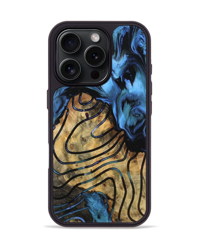 iPhone 16 Pro Wood Phone Case - Amiyah (Pattern, 742508)