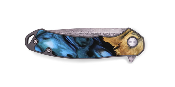 EDC Wood Pocket Knife - Jahiem (Blue, 742511)