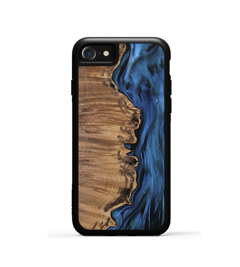 iPhone SE Wood Phone Case - Winnie (Blue, 742513)