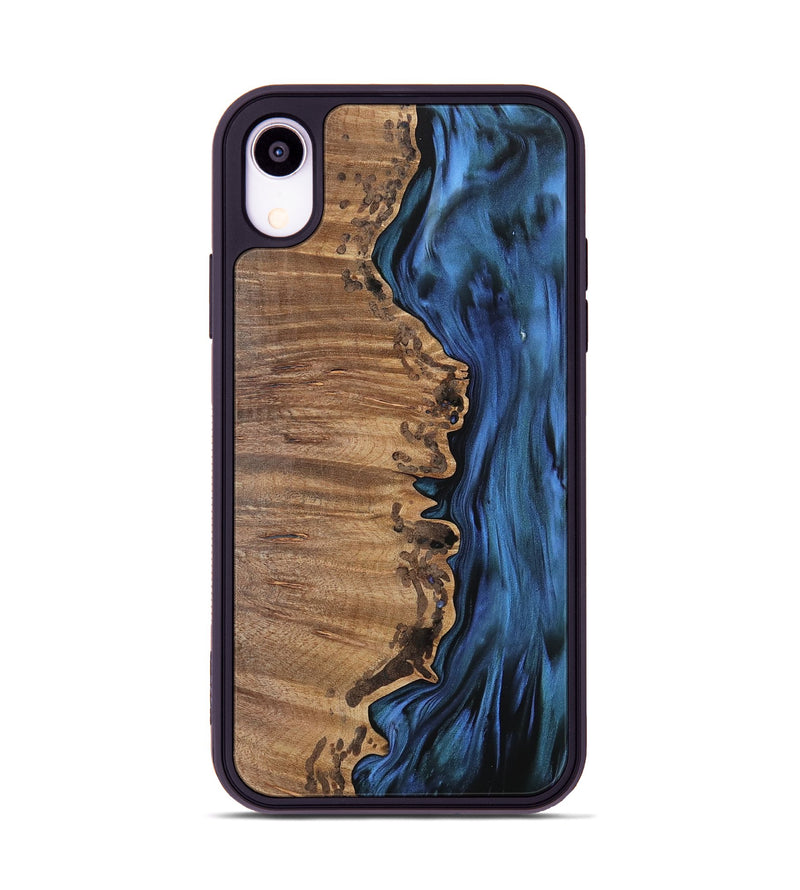 iPhone Xr Wood Phone Case - Winnie (Blue, 742513)