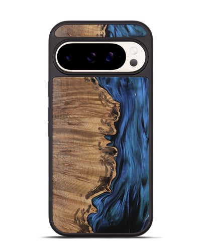 Pixel 9 Pro Wood Phone Case - Winnie (Blue, 742513)