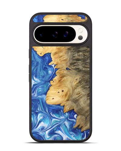 Pixel 9 Pro Wood Phone Case - Deidra (Blue, 742541)