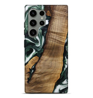 Galaxy S24 Ultra Wood Live Edge Phone Case - Hilmer (Green, 742565)