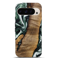 Pixel 9 Pro XL Wood Live Edge Phone Case - Hilmer (Green, 742565)