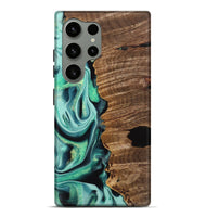 Galaxy S24 Ultra Wood Live Edge Phone Case - Gertie (Green, 742566)